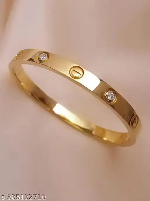 Gold-plated Anti tarnish Kada Cearo ornato jewellery