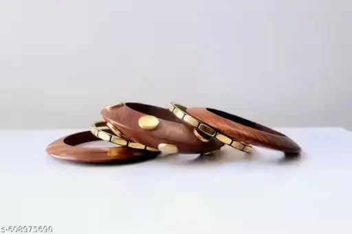 Handcrafted Wooden Bangles | Boho Bangles Cearo ornato jewellery