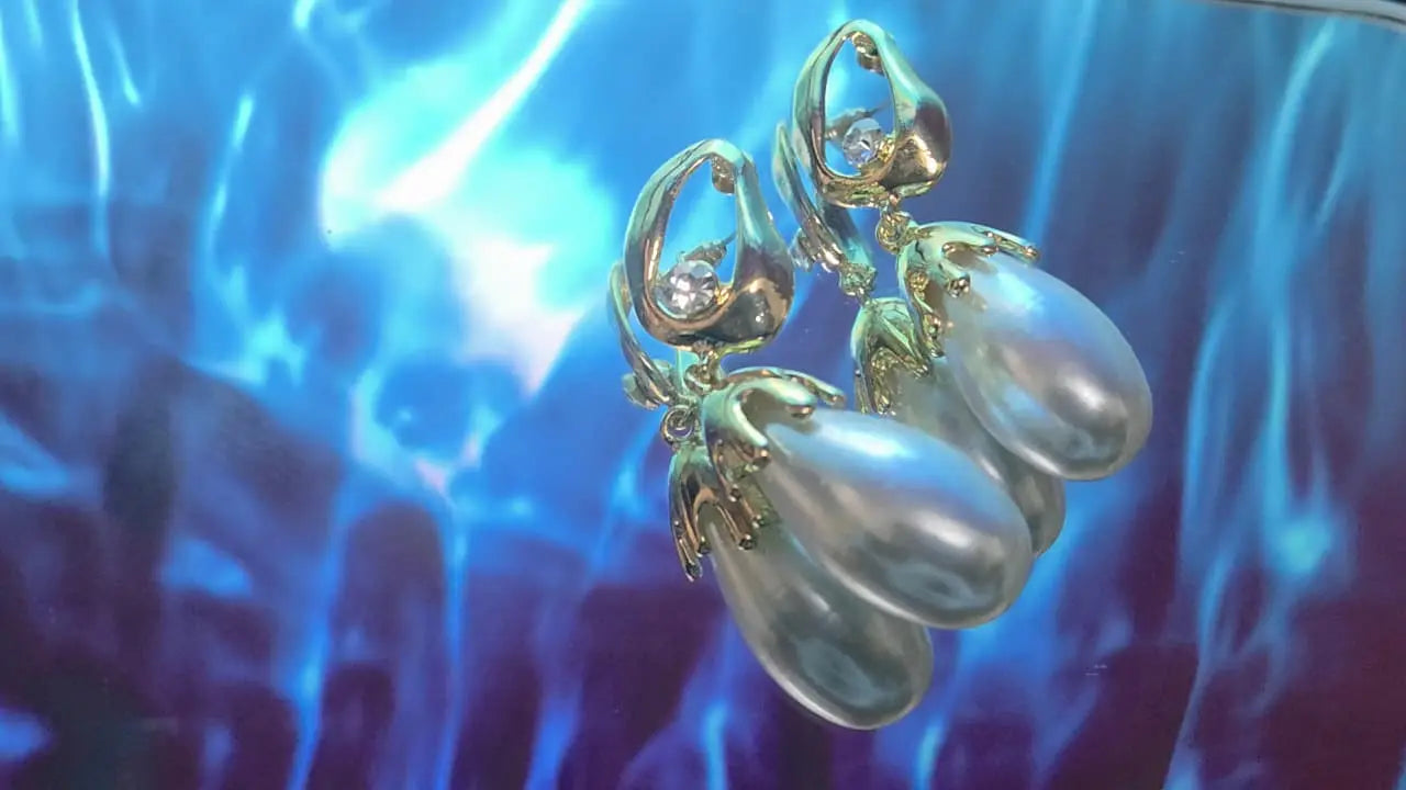 Anti tarnish earrings | Opulence cascade Cearo ornato jewellery
