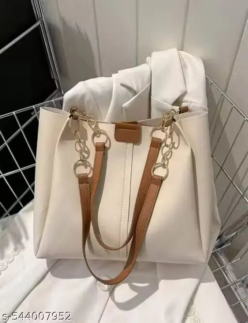 Hand Bag For College/Office in beige colour ENAYAFASHION