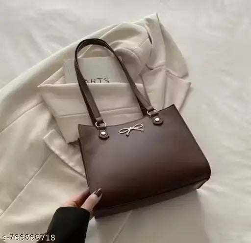 Korean style handbags in Coffee Themed Hand Bags For Women ENAYAFASHION